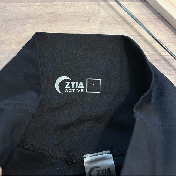 Zyia Active Brilliant Hi-Rise Leggings Black Size 4 - Picture 4 of 5